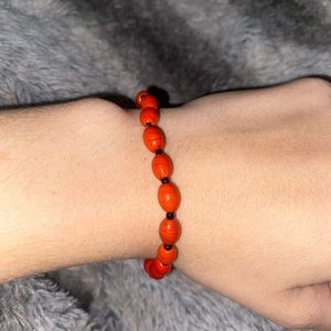 Burnt orange bracelet